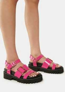 Lemon Drop By Privileged Pink Bruce Gladiator Sandals