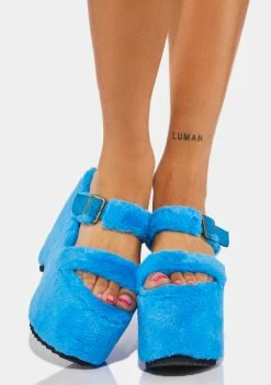 Outlet π₯ Lemon Drop By Privileged Blue Sonrisa Platform π©΄ Sandals β 6 Lemon Drop By Privileged Blue Sonrisa Platform Sandals