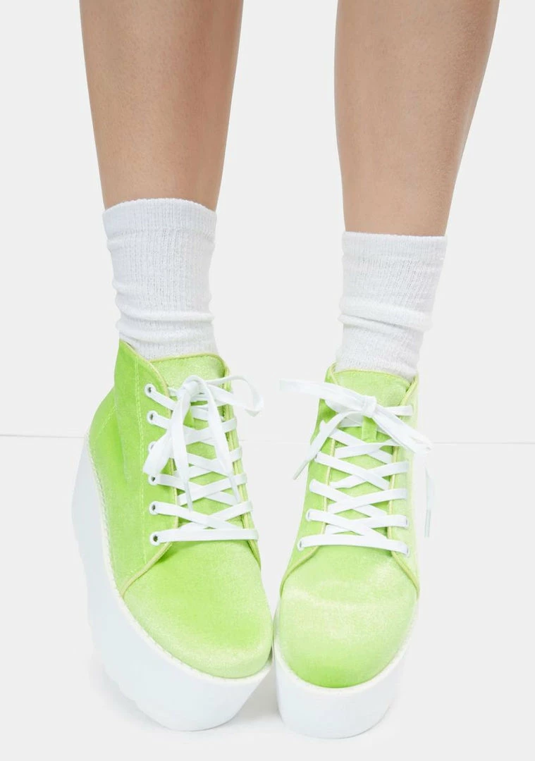 Best reviews of π₯ Lemon Drop By Privileged Platforms Green Barletta Platform π Sneakers π€© 3 Lemon Drop By Privileged Platforms Green Barletta Platform Sneakers