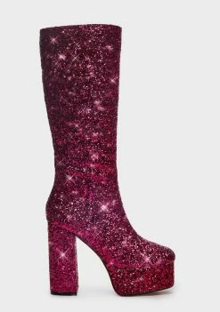 Lemon Drop By Privileged Fuchsia Bourdeau Platform Boots