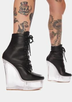 New π Lemon Drop By Privileged Black Loyola Wedges β 6 Lemon Drop By Privileged Black Loyola Wedges