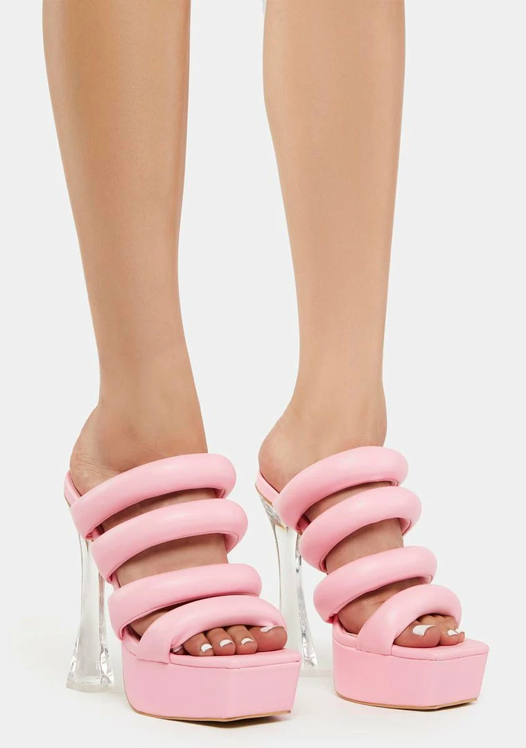 Best Sale β Lemon Drop By Privileged Pink Namora Clear π Heels π 3 Lemon Drop By Privileged Pink Namora Clear Heels