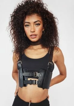 Lemon Drop By Privileged Elea Harness Black Belts & Harnesses