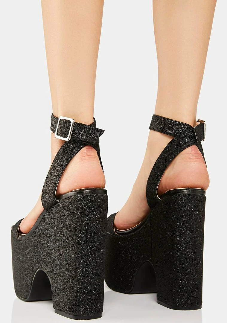 Best deal π₯ Lemon Drop By Privileged Black Ariyah Platform π Heels β¨ 5 Lemon Drop By Privileged Black Ariyah Platform Heels