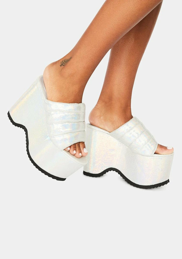 Cheapest β€οΈ Lemon Drop By Privileged White Manolya Platform π©΄ Sandals β€οΈ 1 Lemon Drop By Privileged White Manolya Platform Sandals