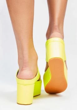 Best reviews of βοΈ Lemon Drop By Privileged Elexi Platform π©΄ Sandals Platforms π 7 Lemon Drop By Privileged Elexi Platform Sandals Platforms