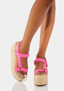 Lemon Drop By Privileged William Platform Sandals