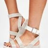 Lemon Drop By Privileged Platforms White Tyriq Platform Sandals
