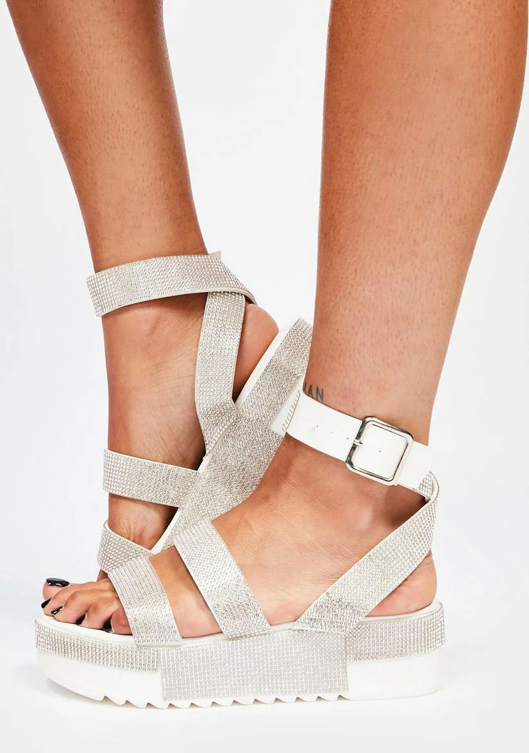 Outlet π Lemon Drop By Privileged Platforms White Tyriq Platform π©΄ Sandals π€© 1 Lemon Drop By Privileged Platforms White Tyriq Platform Sandals