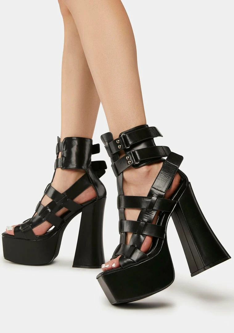 Brand new βοΈ Lemon Drop By Privileged Platform π Heels Glorify Platform π©΄ Sandals π 2 Lemon Drop By Privileged Platform Heels Glorify Platform Sandals