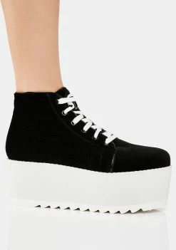 Lemon Drop By Privileged Black Barletta Platform Sneakers