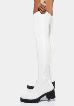 Lemon Drop By Privileged Boots & Booties Icy Melissara Thigh High Boots