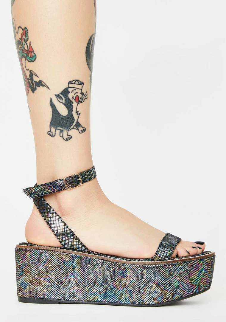 Cheapest π Lemon Drop By Privileged Platforms Metallic Davvy Platform π©΄ Sandals π 2 Lemon Drop By Privileged Platforms Metallic Davvy Platform Sandals