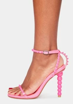 Lemon Drop By Privileged Brewster Studded Heels