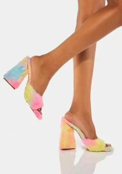 Lemon Drop By Privileged Chandlar Fluffy Heels