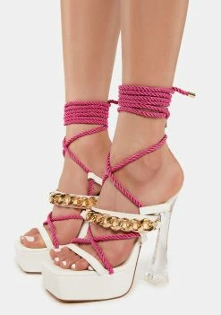 Discount π Lemon Drop By Privileged Lady Platform π Heels Clear π Heels π₯° 8 Lemon Drop By Privileged Lady Platform Heels Clear Heels