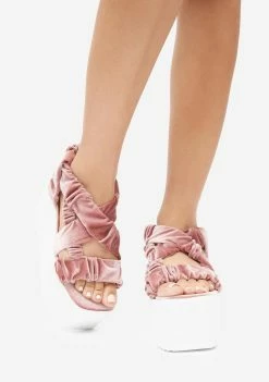 Outlet π₯ Lemon Drop By Privileged Blush Danyah Platform π©΄ Sandals Platforms 𧨠6 Lemon Drop By Privileged Blush Danyah Platform Sandals Platforms