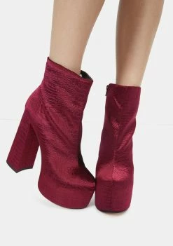 Best Pirce π₯ Lemon Drop By Privileged Burgundy Kareen Ankle π₯Ύ Boots Platforms βοΈ 7 Lemon Drop By Privileged Burgundy Kareen Ankle Boots Platforms