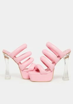 Best Sale β Lemon Drop By Privileged Pink Namora Clear π Heels π 9 Lemon Drop By Privileged Pink Namora Clear Heels
