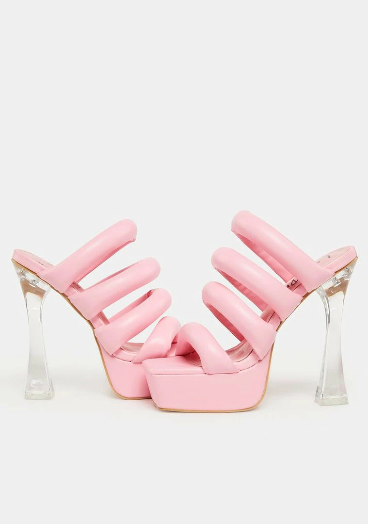 Best Sale β Lemon Drop By Privileged Pink Namora Clear π Heels π 5 Lemon Drop By Privileged Pink Namora Clear Heels