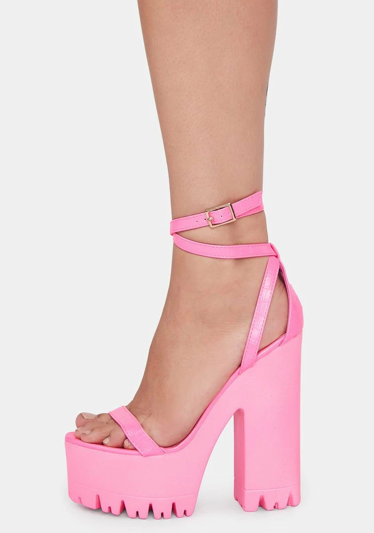 Buy π Lemon Drop By Privileged Pink Belush Platform π Heels π 2 Lemon Drop By Privileged Pink Belush Platform Heels