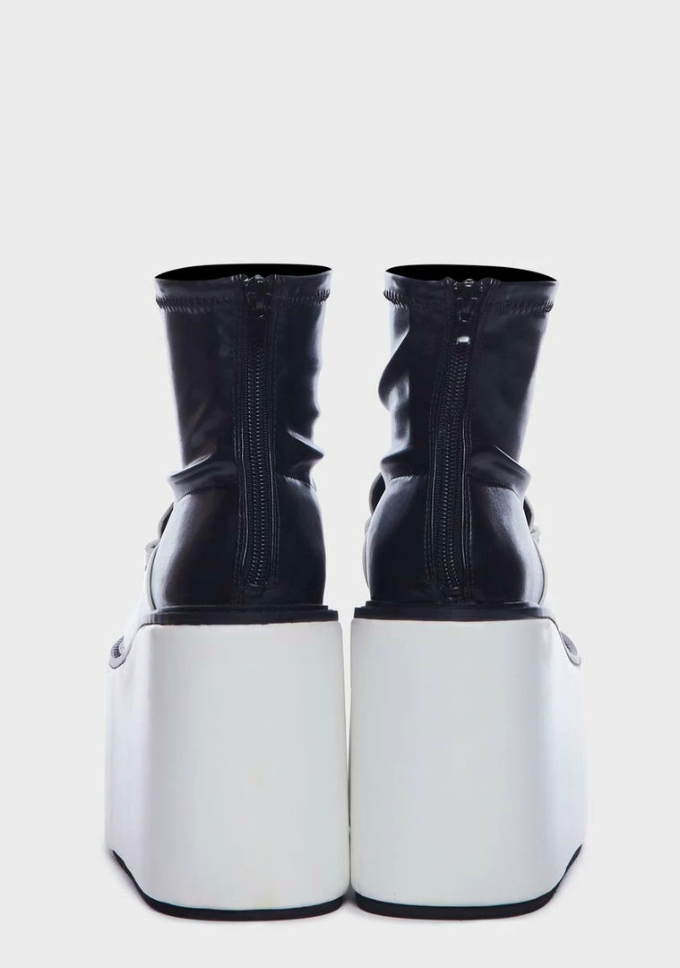 Outlet π Lemon Drop By Privileged White Soniya Platform π₯Ύ Boots β¨ 4 Lemon Drop By Privileged White Soniya Platform Boots