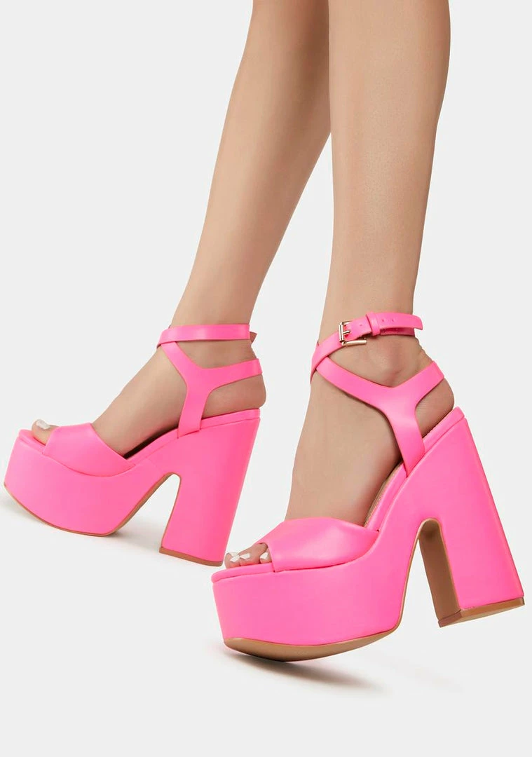 Promo β¨ Lemon Drop By Privileged Fuchsia Taga Platform π Heels π₯ 4 Lemon Drop By Privileged Fuchsia Taga Platform Heels
