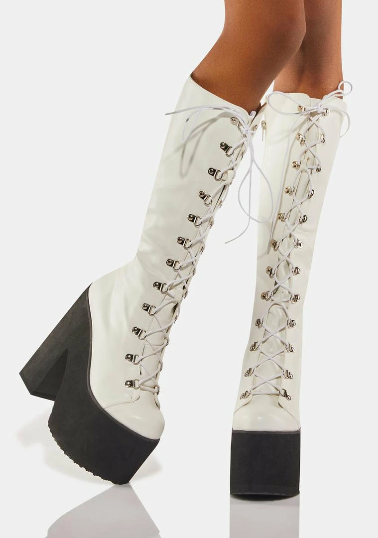 Top 10 π€© Lemon Drop By Privileged White Jaxin Platform π₯Ύ Boots π 3 Lemon Drop By Privileged White Jaxin Platform Boots