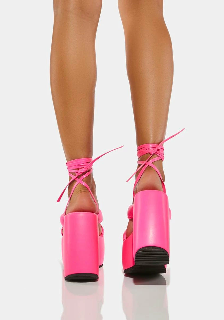 Wholesale π₯ Lemon Drop By Privileged Pink Vally Platform π©΄ Sandals π 4 Lemon Drop By Privileged Pink Vally Platform Sandals