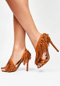 Lemon Drop By Privileged Camel Fairbanks Fringe Heels