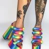 Lemon Drop By Privileged Rainbow Andrews Platform Heels