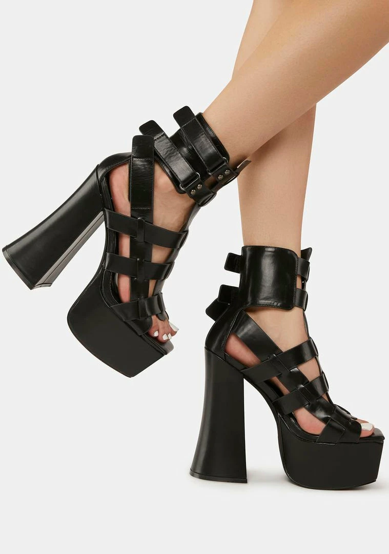 Brand new βοΈ Lemon Drop By Privileged Platform π Heels Glorify Platform π©΄ Sandals π 1 Lemon Drop By Privileged Platform Heels Glorify Platform Sandals