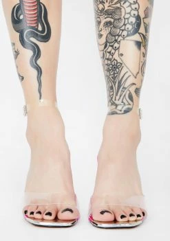 Budget π Lemon Drop By Privileged Pink Briela Clear π Heels π 6 Lemon Drop By Privileged Pink Briela Clear Heels