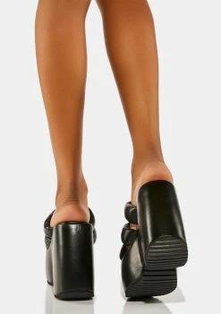 Cheap β€οΈ Lemon Drop By Privileged Black Winter Platform π©΄ Sandals π 8 Lemon Drop By Privileged Black Winter Platform Sandals