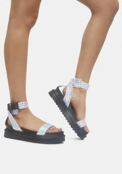 Lemon Drop By Privileged Pink Kassandra Gladiator Sandals