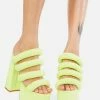 Lemon Drop By Privileged Andrews Platform Heels Platforms