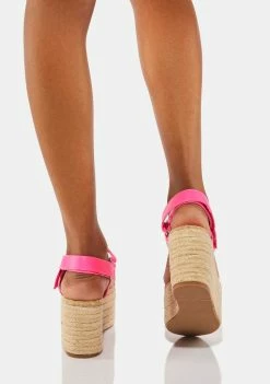 Lemon Drop By Privileged William Platform Sandals