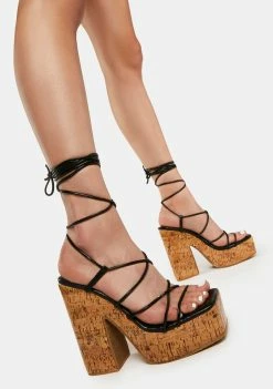 Deals π₯ Lemon Drop By Privileged Elliette Cork Platform π Heels βοΈ 7 Lemon Drop By Privileged Elliette Cork Platform Heels