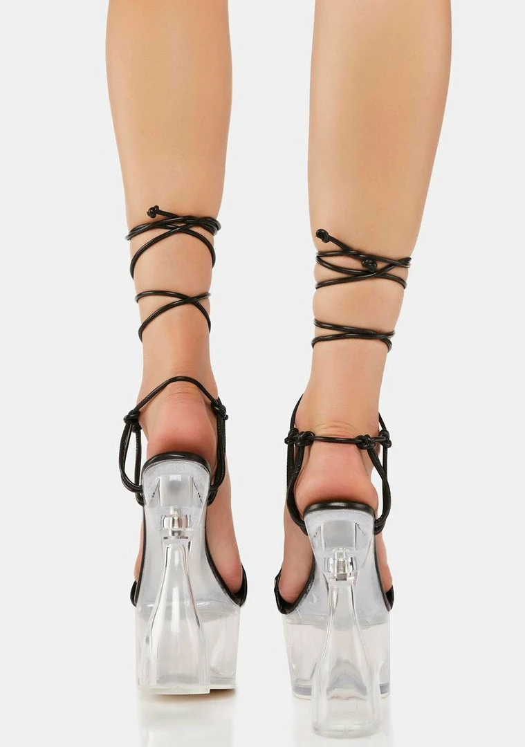 Coupon π Lemon Drop By Privileged Black Inez Platform π Heels π 5 Lemon Drop By Privileged Black Inez Platform Heels