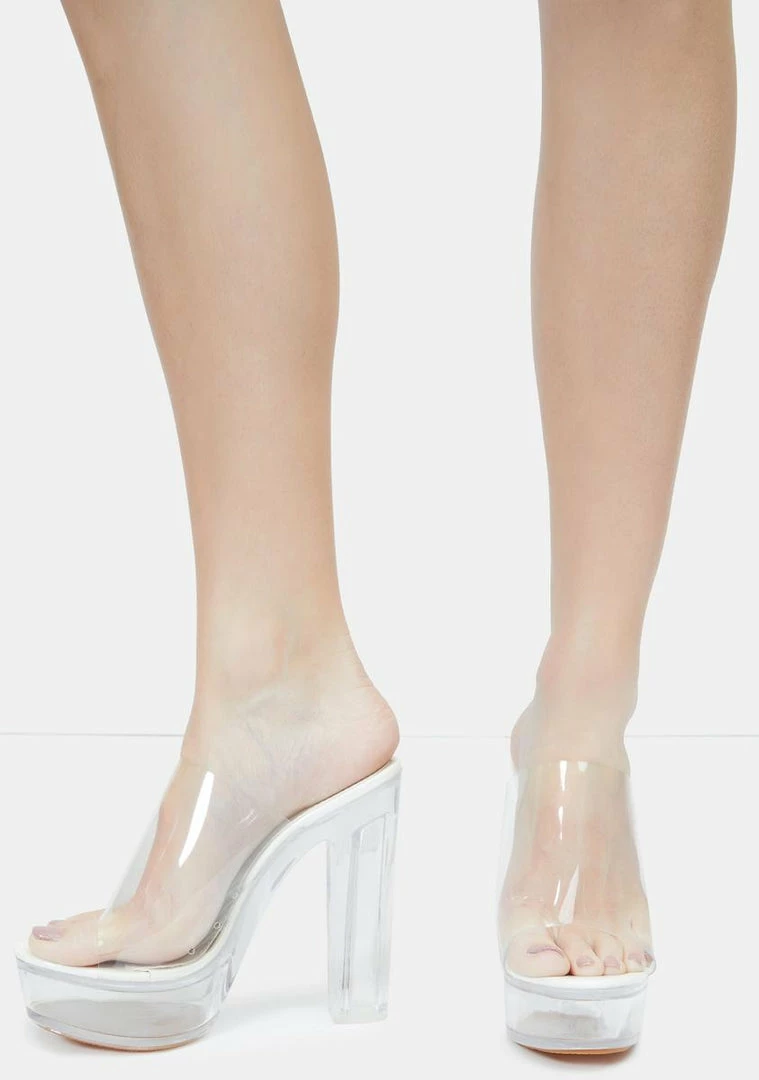 New π Lemon Drop By Privileged White Willanta Platform π Heels π 1 Lemon Drop By Privileged White Willanta Platform Heels