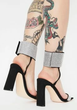 Cheapest β€οΈ Lemon Drop By Privileged Black Jebelle Rhinestone π©΄ Sandal π Heels π₯° 7 Lemon Drop By Privileged Black Jebelle Rhinestone Sandal Heels