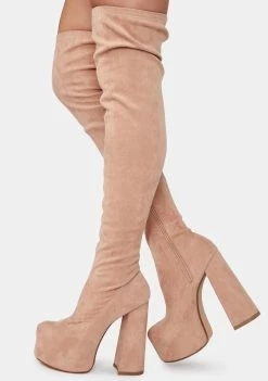 Lemon Drop By Privileged Nude Havasu Knee High Boots Boots & Booties