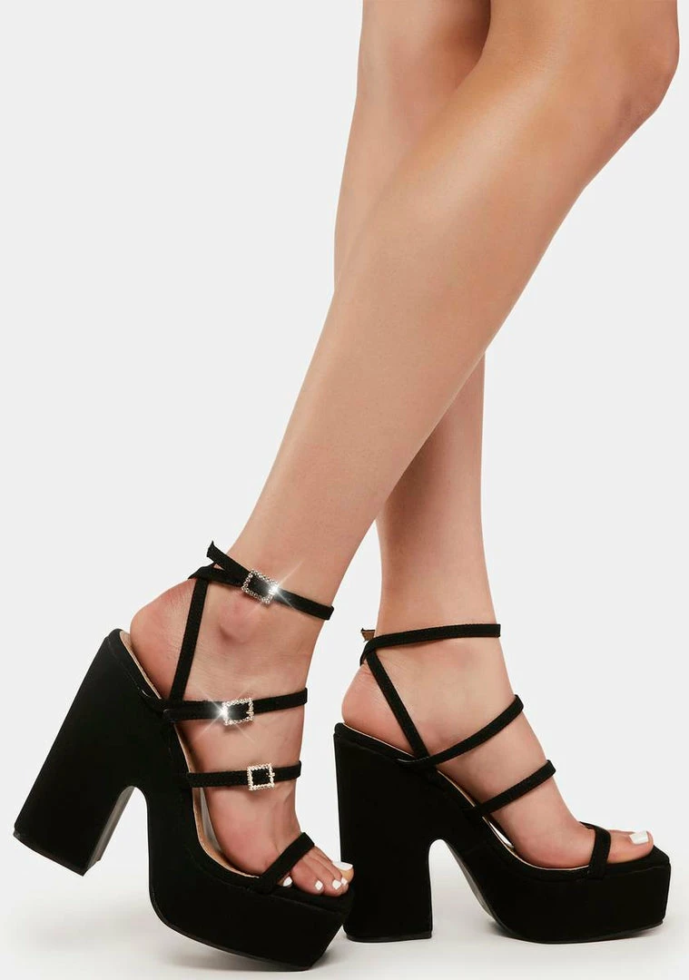 Best reviews of π Lemon Drop By Privileged Black Raine Platform π Heels π 4 Lemon Drop By Privileged Black Raine Platform Heels