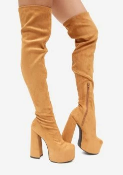 Lemon Drop By Privileged Camel Havasu Platform Boots
