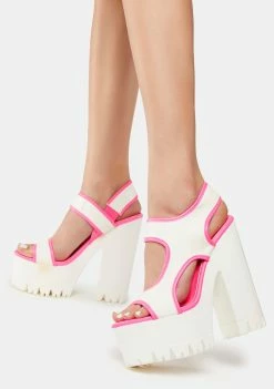 Lemon Drop By Privileged Kamora Platform Heels