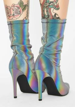 Lemon Drop By Privileged Live To Shine Reflective Booties