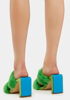 Promo π Lemon Drop By Privileged Arlet Faux Fur π Heels π 8 Lemon Drop By Privileged Arlet Faux Fur Heels