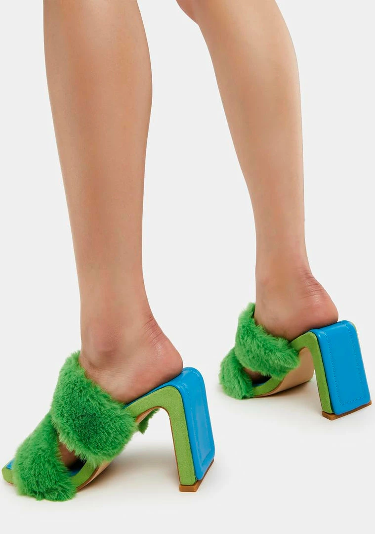 Promo π Lemon Drop By Privileged Arlet Faux Fur π Heels π 5 Lemon Drop By Privileged Arlet Faux Fur Heels