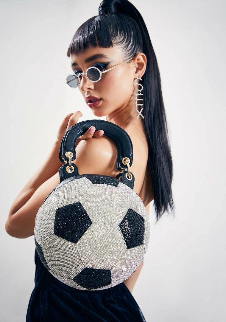 Hot Sale π Lemon Drop By Privileged Nicola Rhinestone Soccerball π Handbag Bags & Wallets π€© 1 Lemon Drop By Privileged Nicola Rhinestone Soccerball Handbag Bags & Wallets