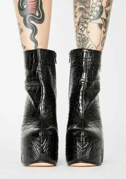 Budget π₯° Lemon Drop By Privileged Black Genna Platform π₯Ύ Boots π 6 Lemon Drop By Privileged Black Genna Platform Boots